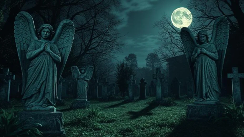 A Graveyard Where the Statues Whisper Names of the Horror Story